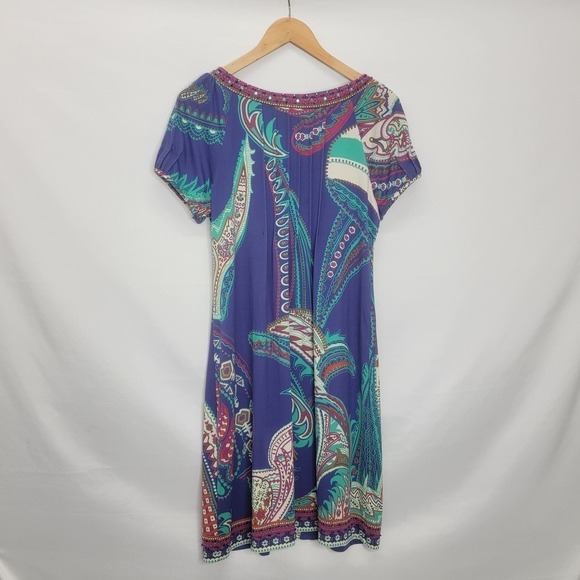 Dressbarn Multi Color Short sleeve Sheath Knee length dress - Picture 9 of 15